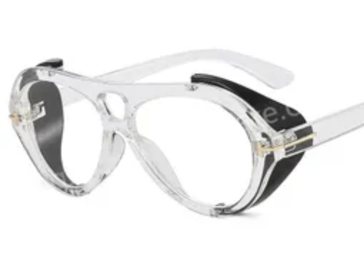 Clear Frames with Goggle Side