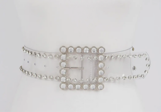 Rhinestone Wide Belt_Curvy