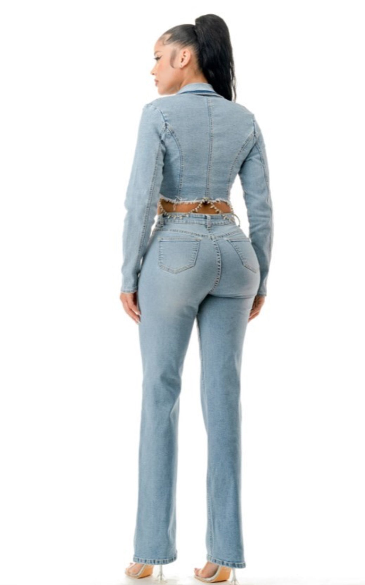 The Diva Ready 2pc Denim Set