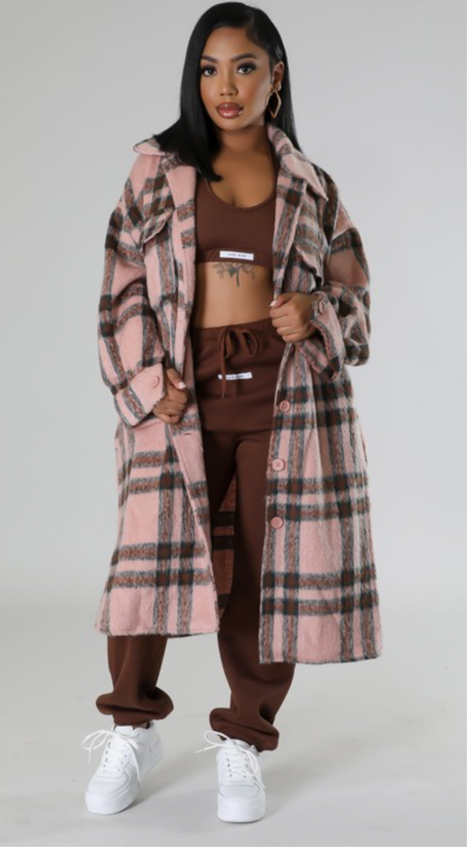 Mocha Plaid Shacket