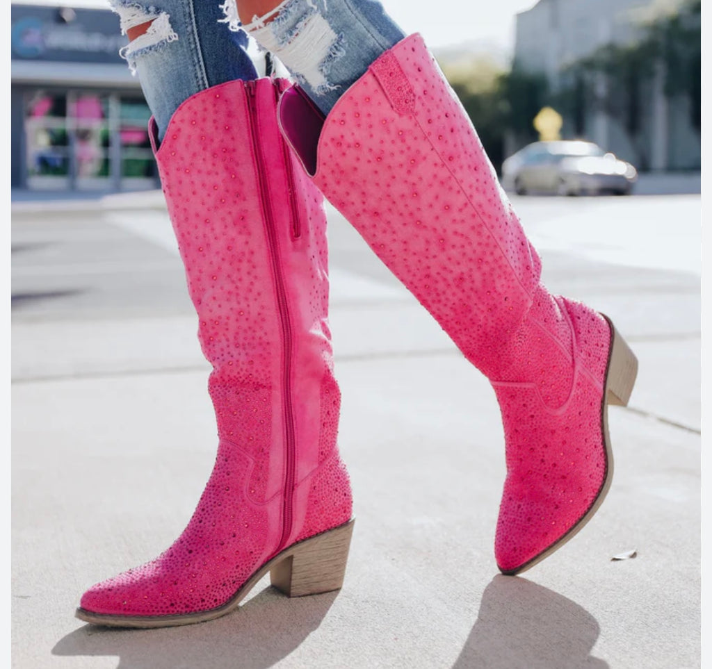 Barbie World Glamour Boots Rhinestone Boots
