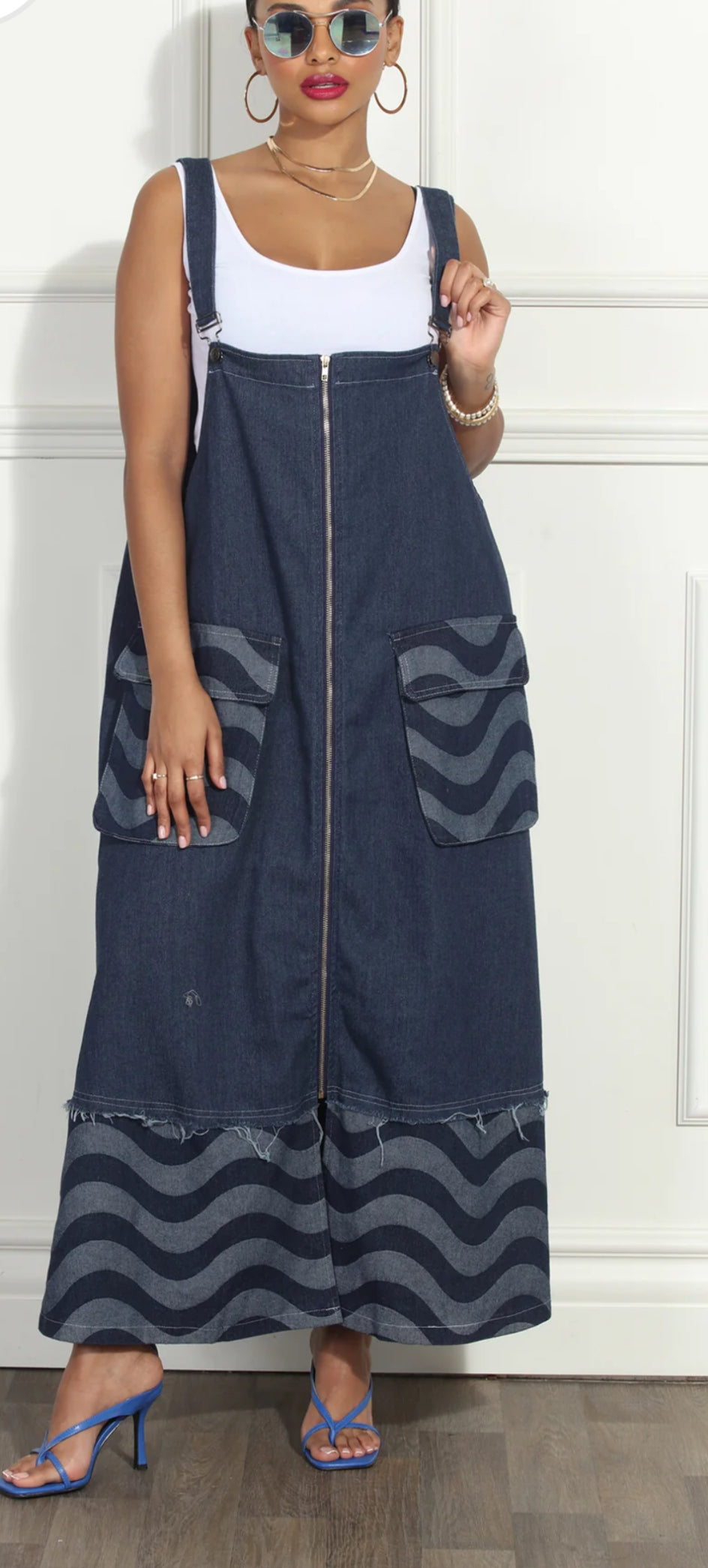 Nina Denim HighStyle Overall (Ships Out 5/1)