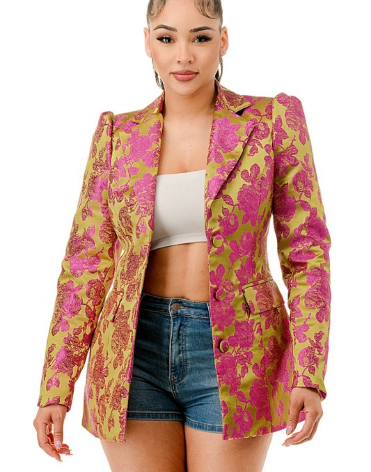 In Full Bloom Statement Blazer