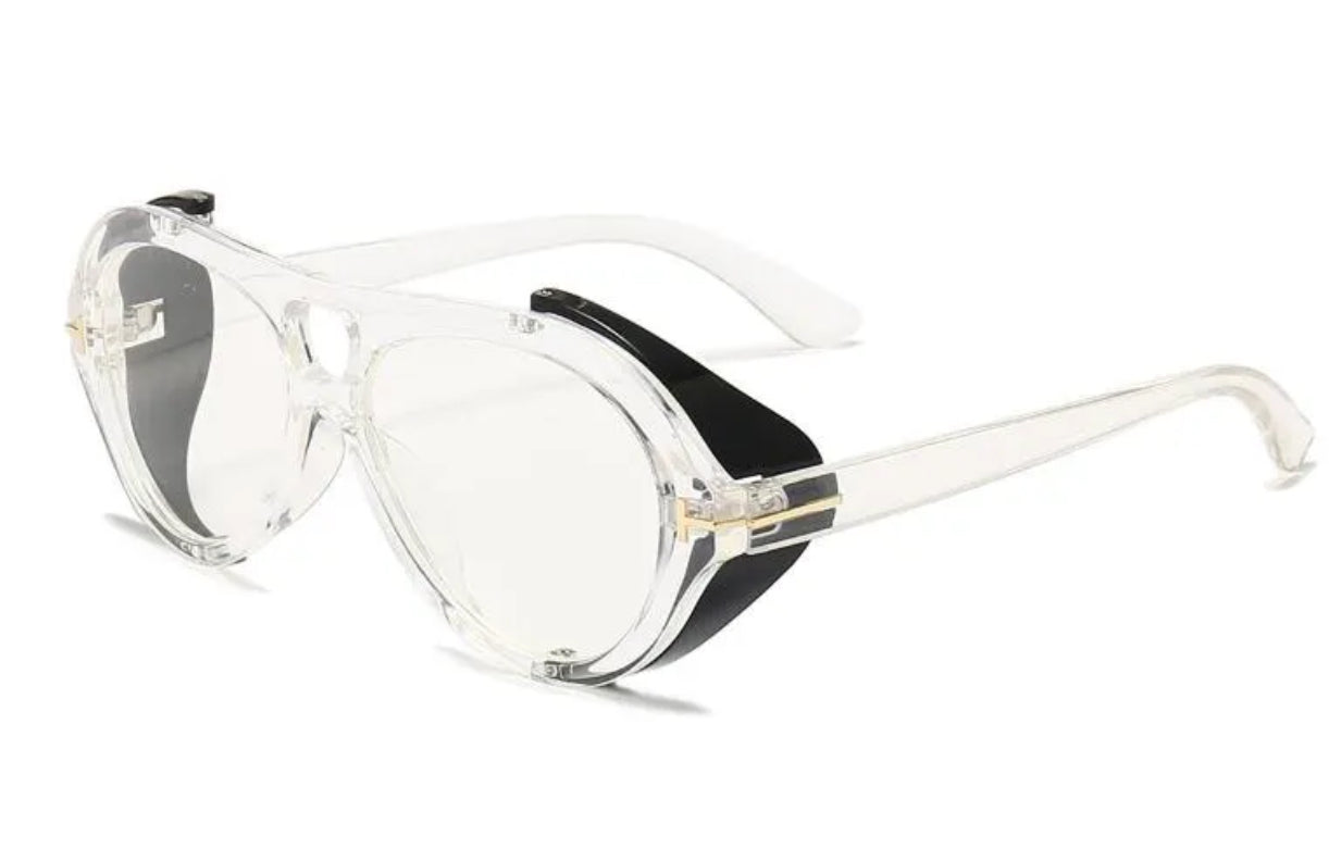 Clear Frames with Goggle Side