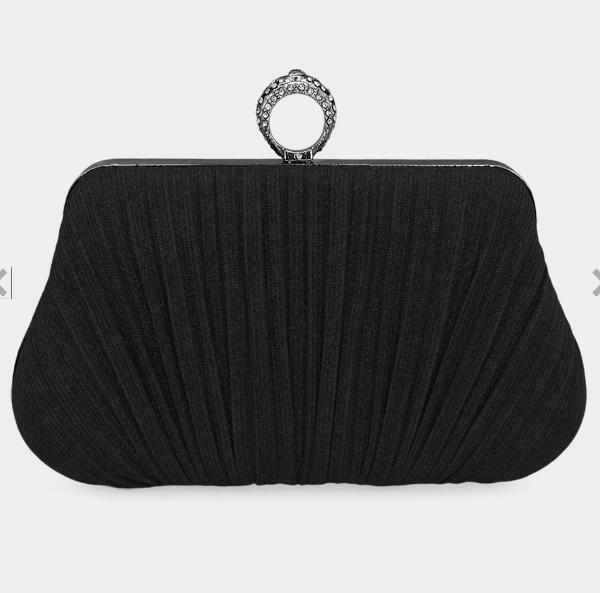 Sparkle Fabric Clutch Evening Bag / Crossbody Bag