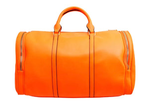 Bright Orange Croc Overnight Bag