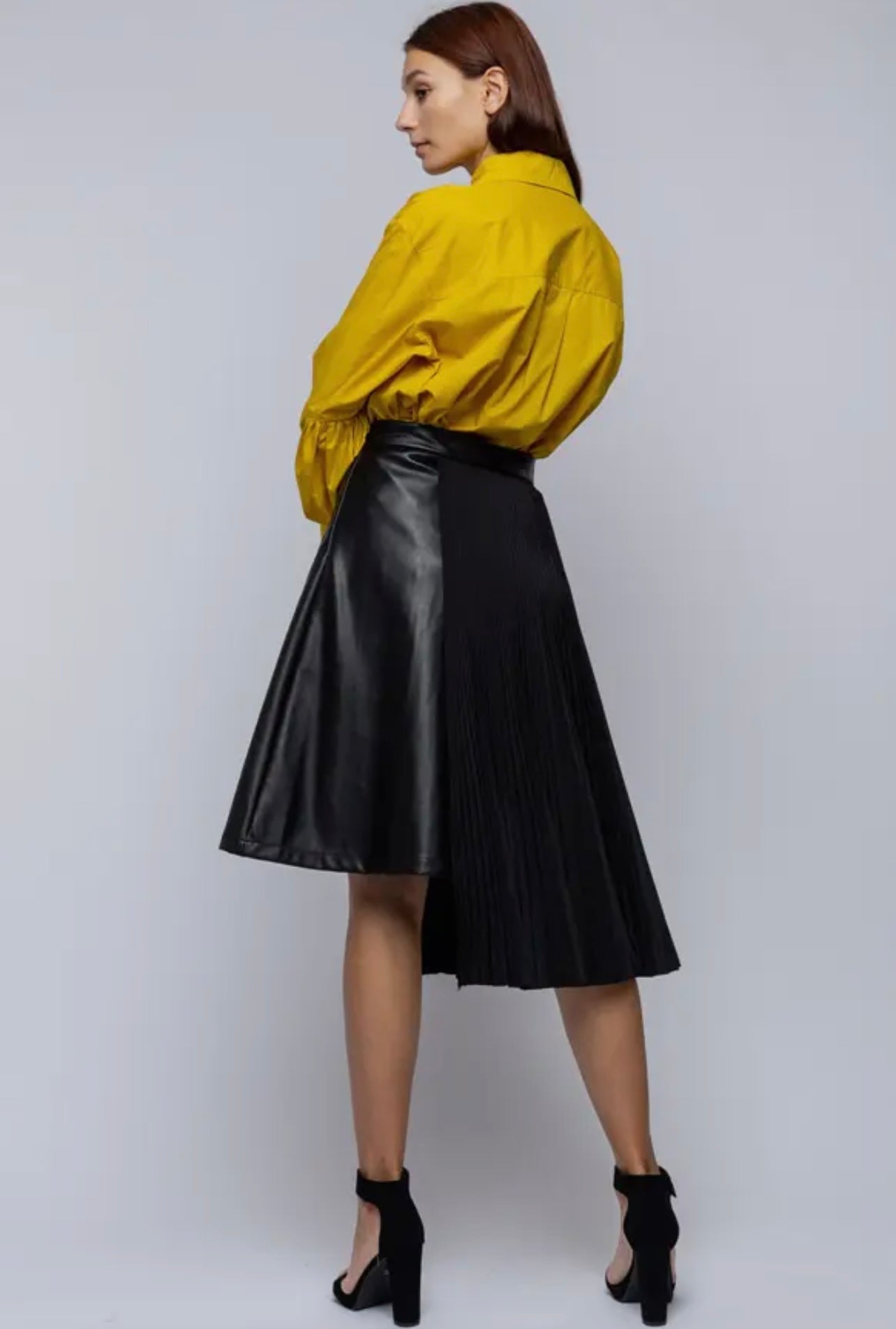 Aussie Asymmetrical Pleated Skirt