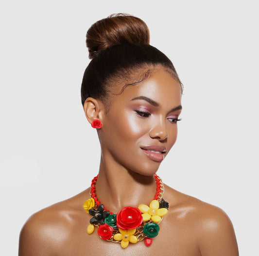 Flower Child Necklace Set