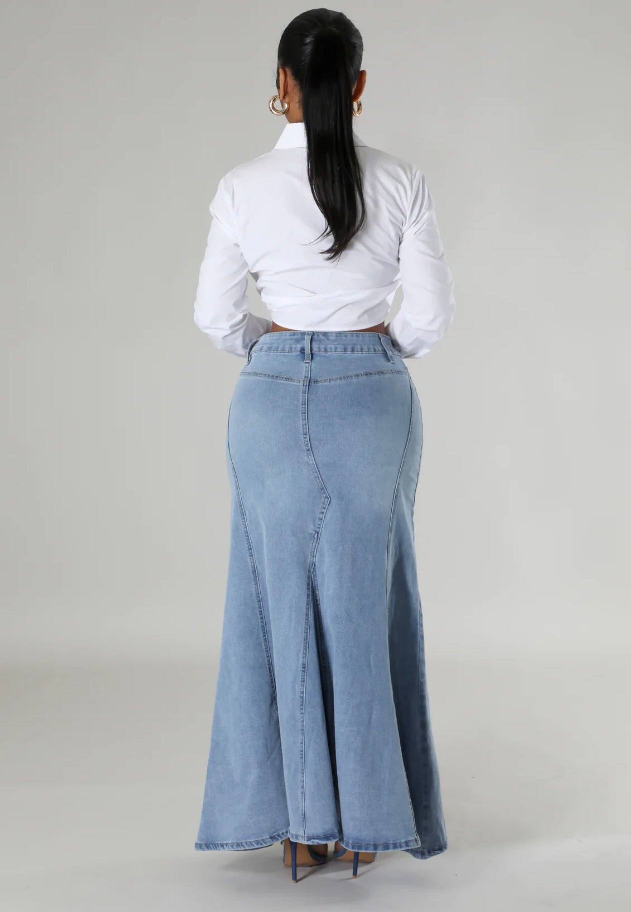 Demi Hight Waist Denim Skirt