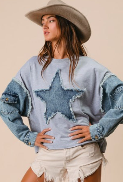 YOU’RE A STAR PATCH SWEATSHIRT