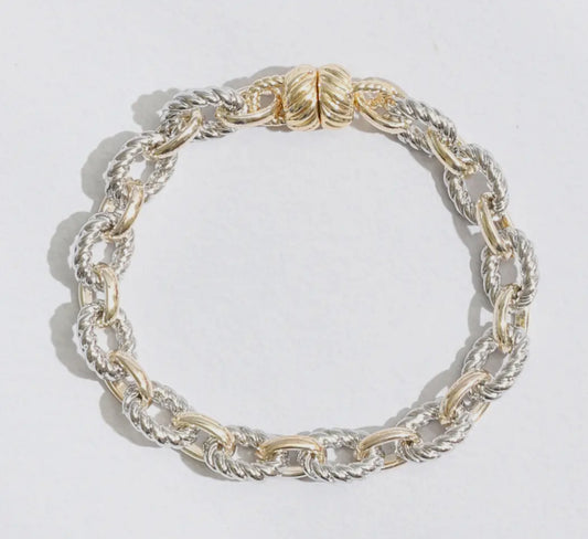 TAMARA SOLID CHAIN LINKED BRACELET