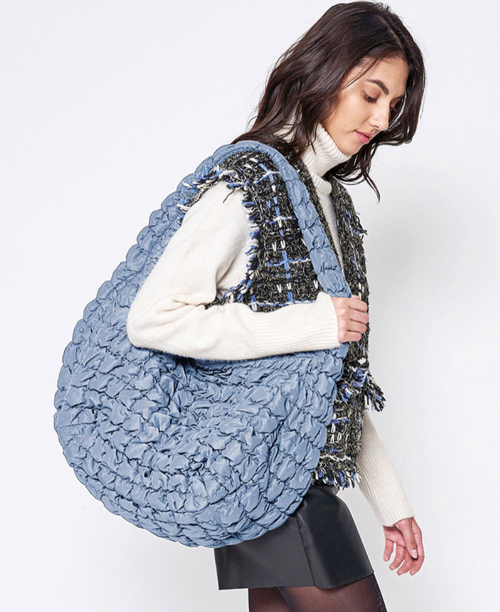 Ms. Maggie Quilted Puffer Shoulder / Crossbody Bag