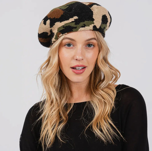 Camo Beret