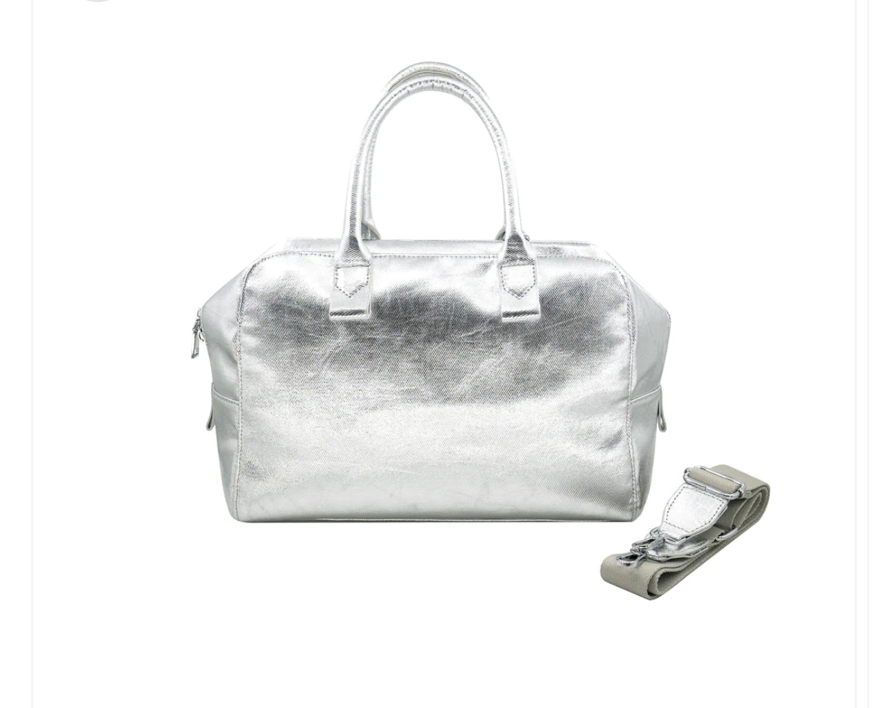 Joli Duffle Silver Bag