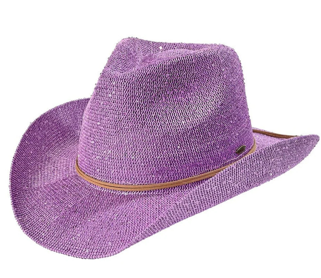 Giddy Up Glitter Cowboy Hat