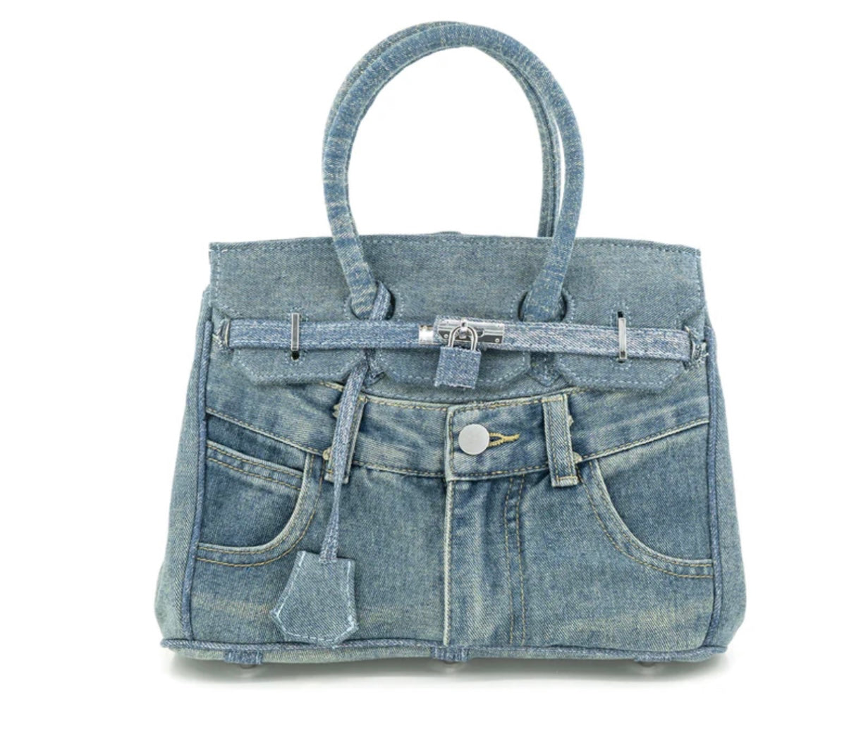 Large Beulah Denim Handbag