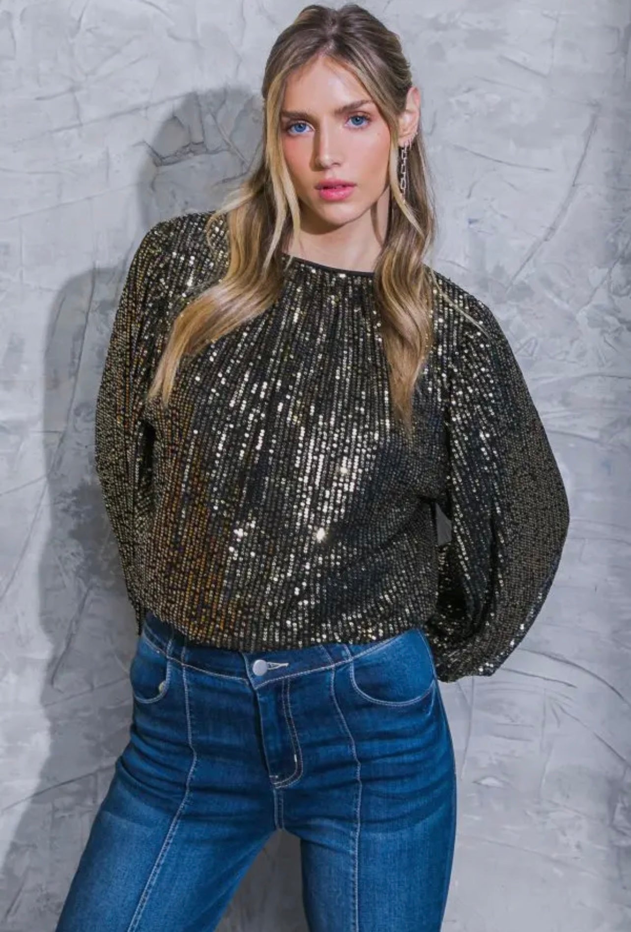 Hopeful Sequins Top