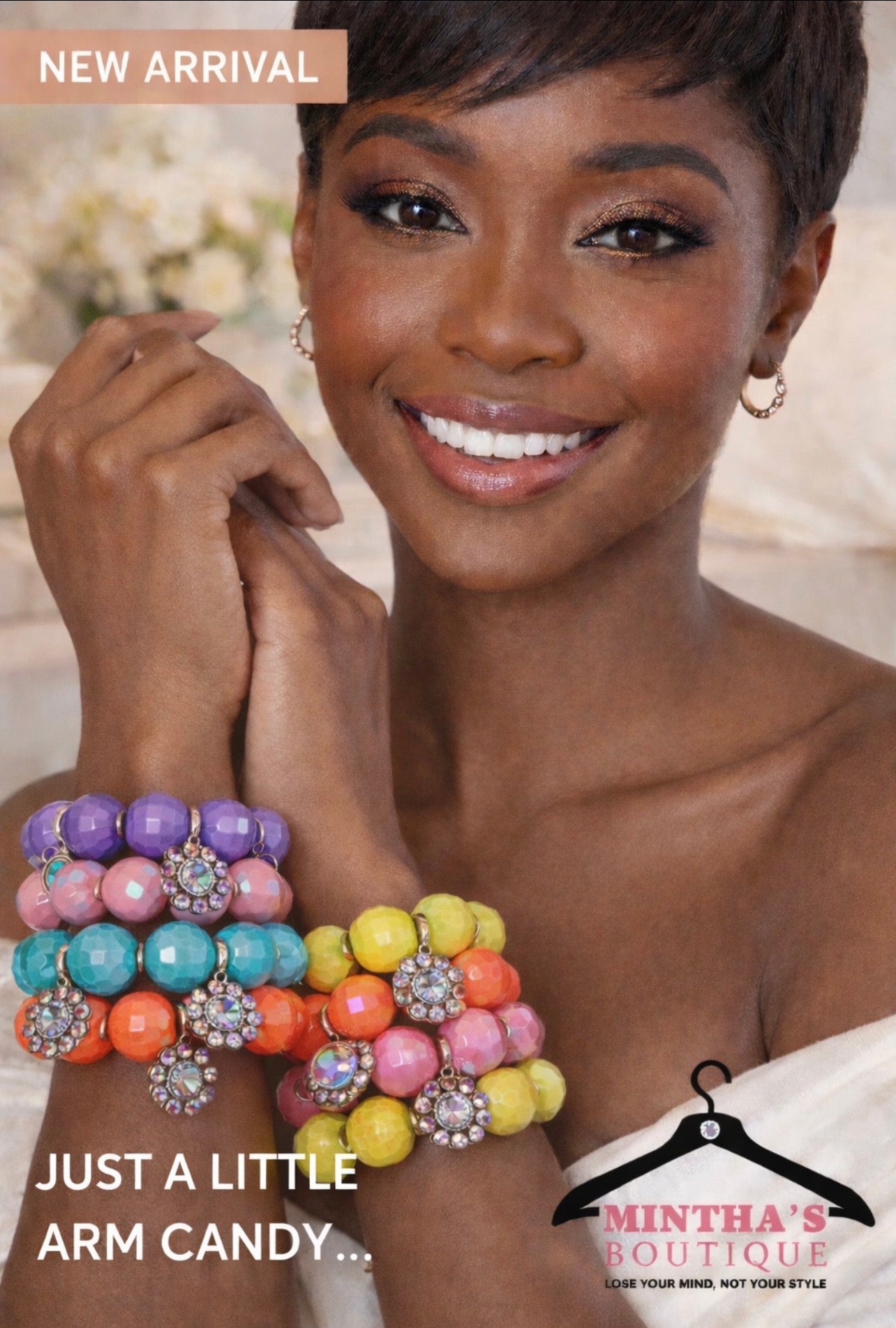 Sweet as Sugar Charm Chunky chunky Charm Bracelet