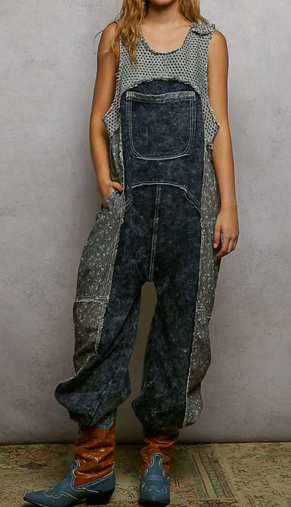 French Quarter Terry Jogger Overalls