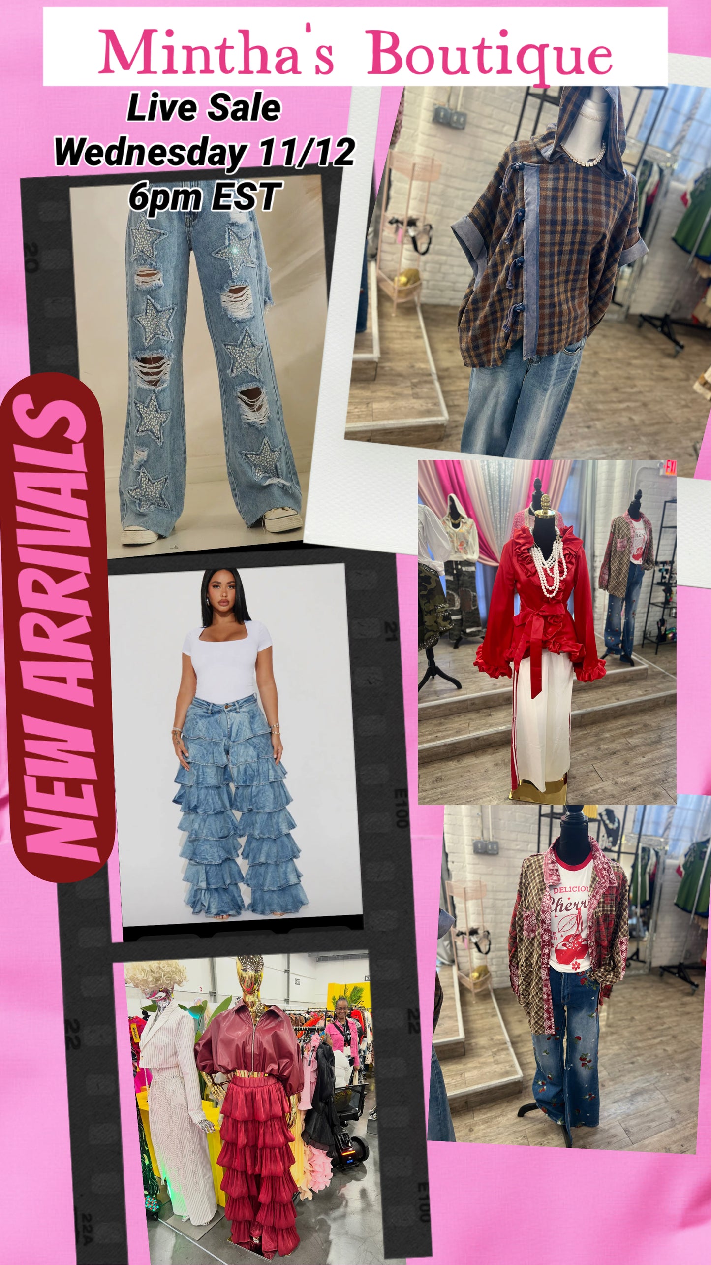 MINTHA BOUTIQUE LIVE SALE 11/12 @6pm EST