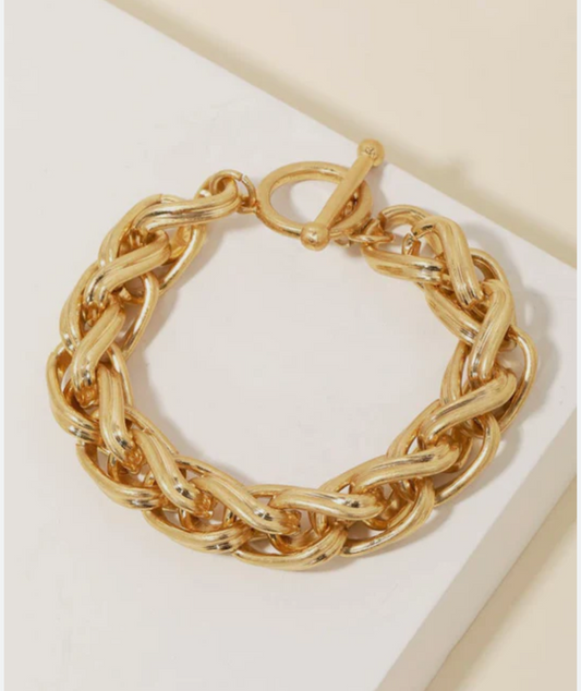 Double Link Chain Bracelet