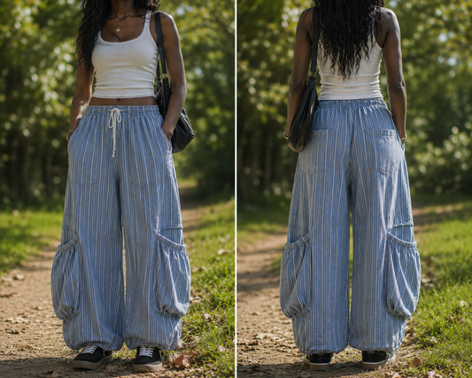 The Sunday Stripe Statement Pants