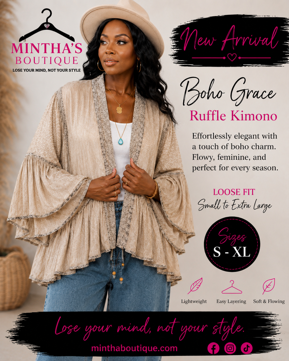 Boho Grace Kimono