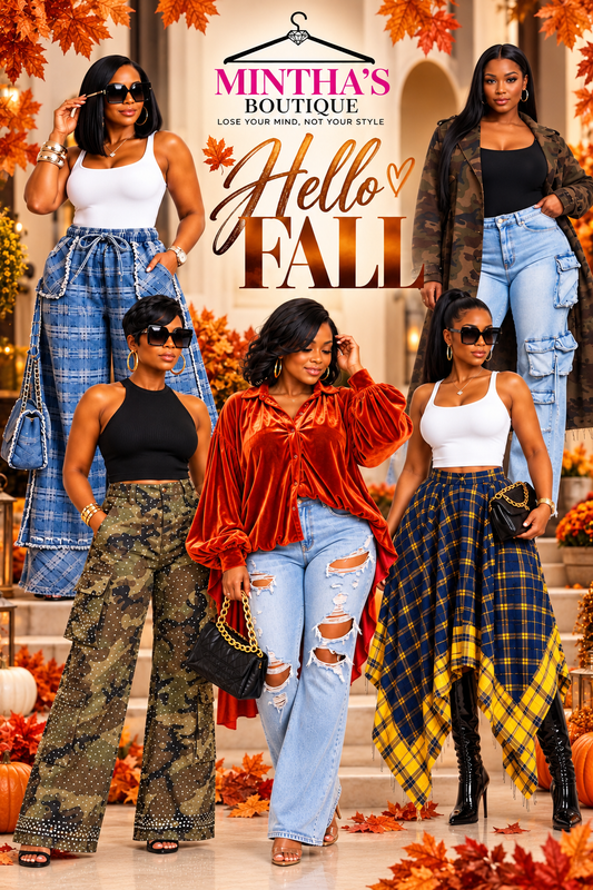 Ohhhh, fall at Mintha’s Boutique is a whole MOOD. 🍂