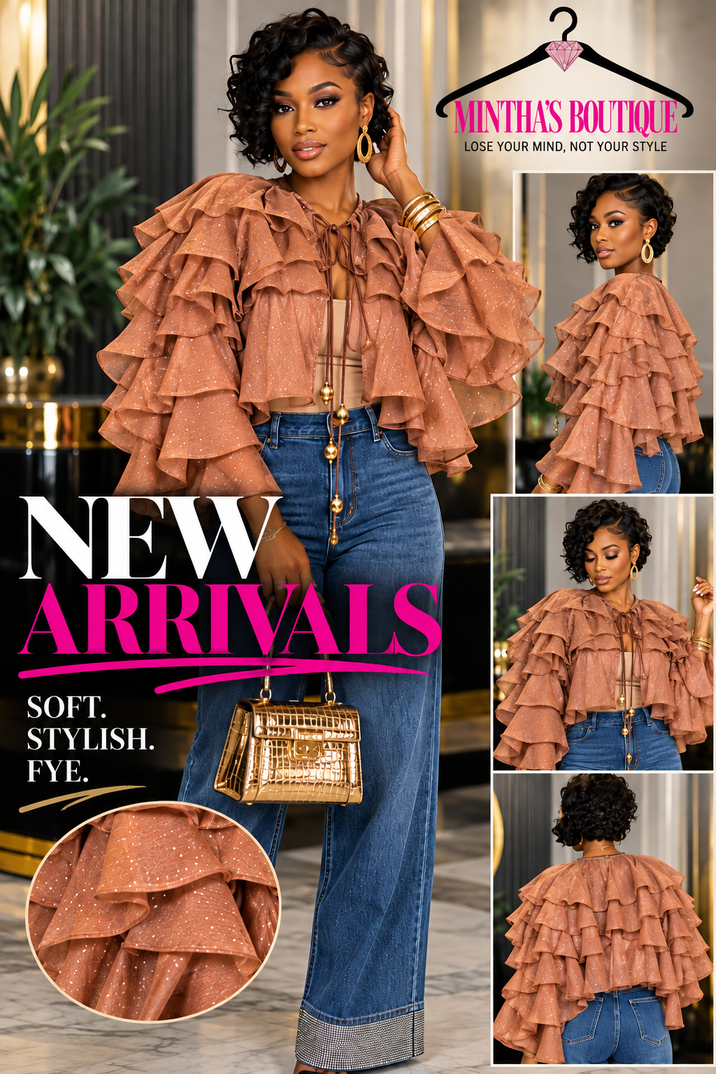 Ruffle Me Up Jacket
