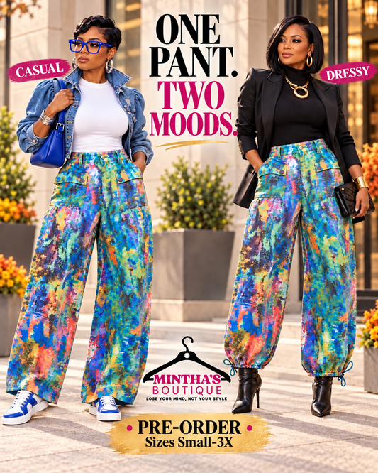 Skittles Skattle Baggy Pants ~Blue PRE-ORDER 10/20