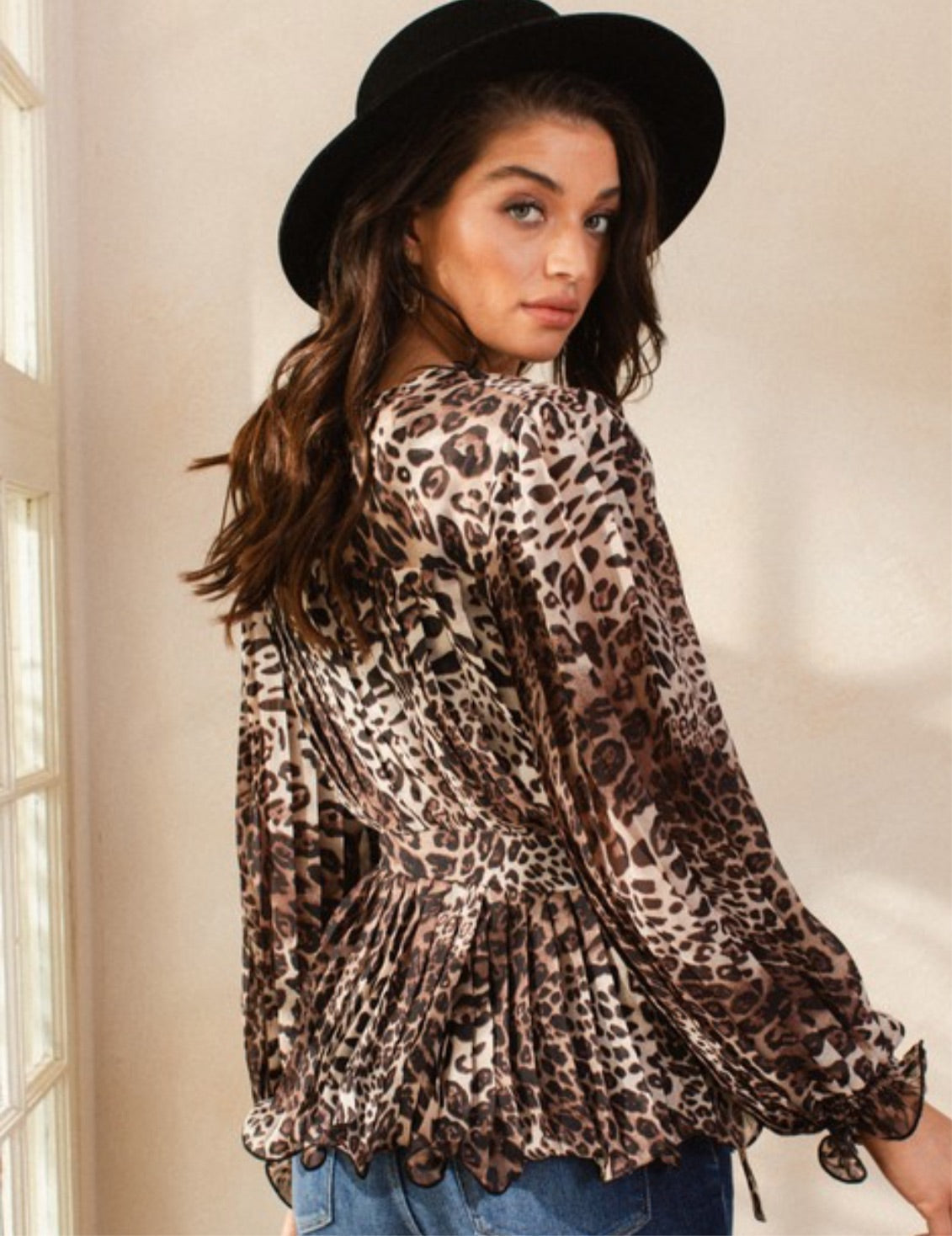 Wild Thang Leopard Blouse