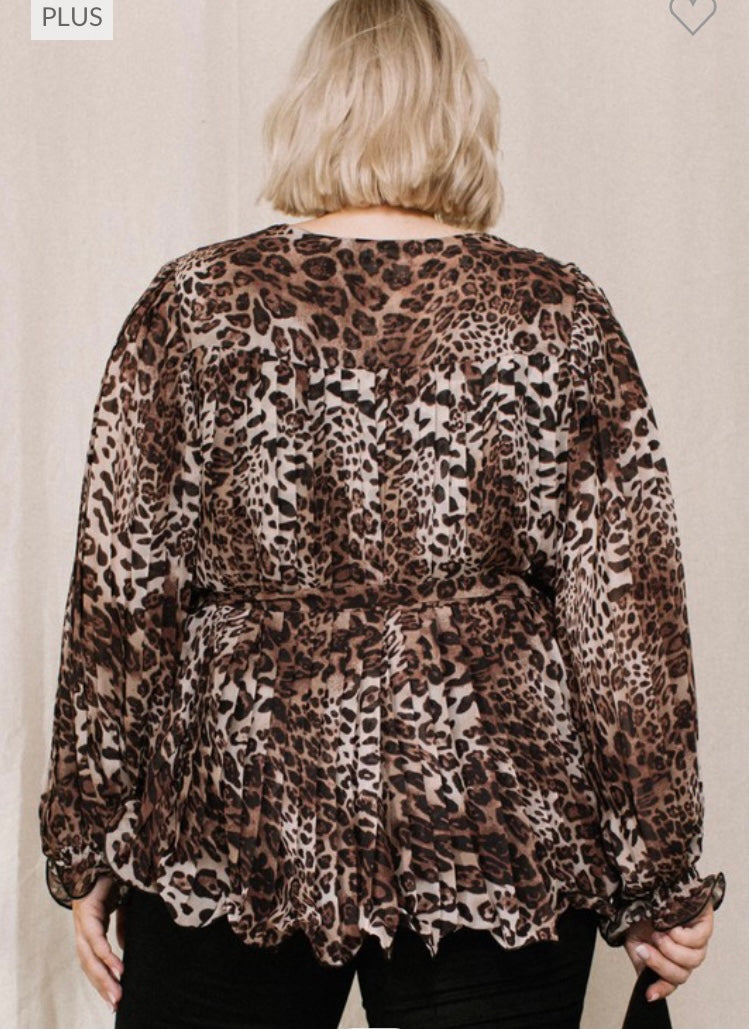 Wild Thang Leopard Blouse