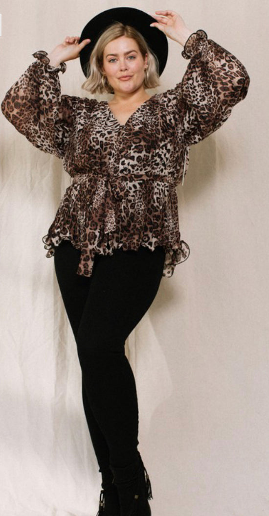 Wild Thang Leopard Blouse