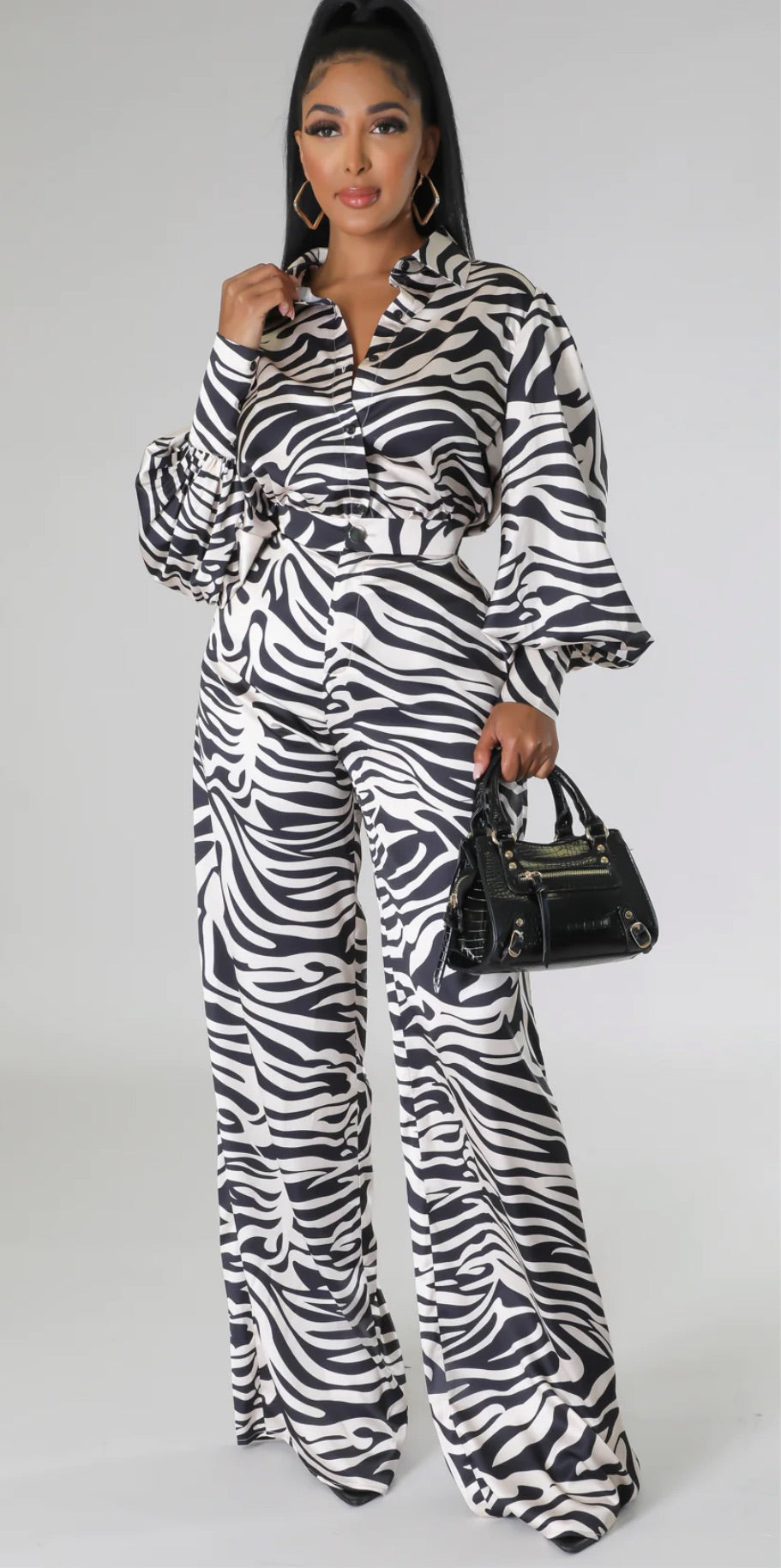 Wildly 2pc Animal Print Set