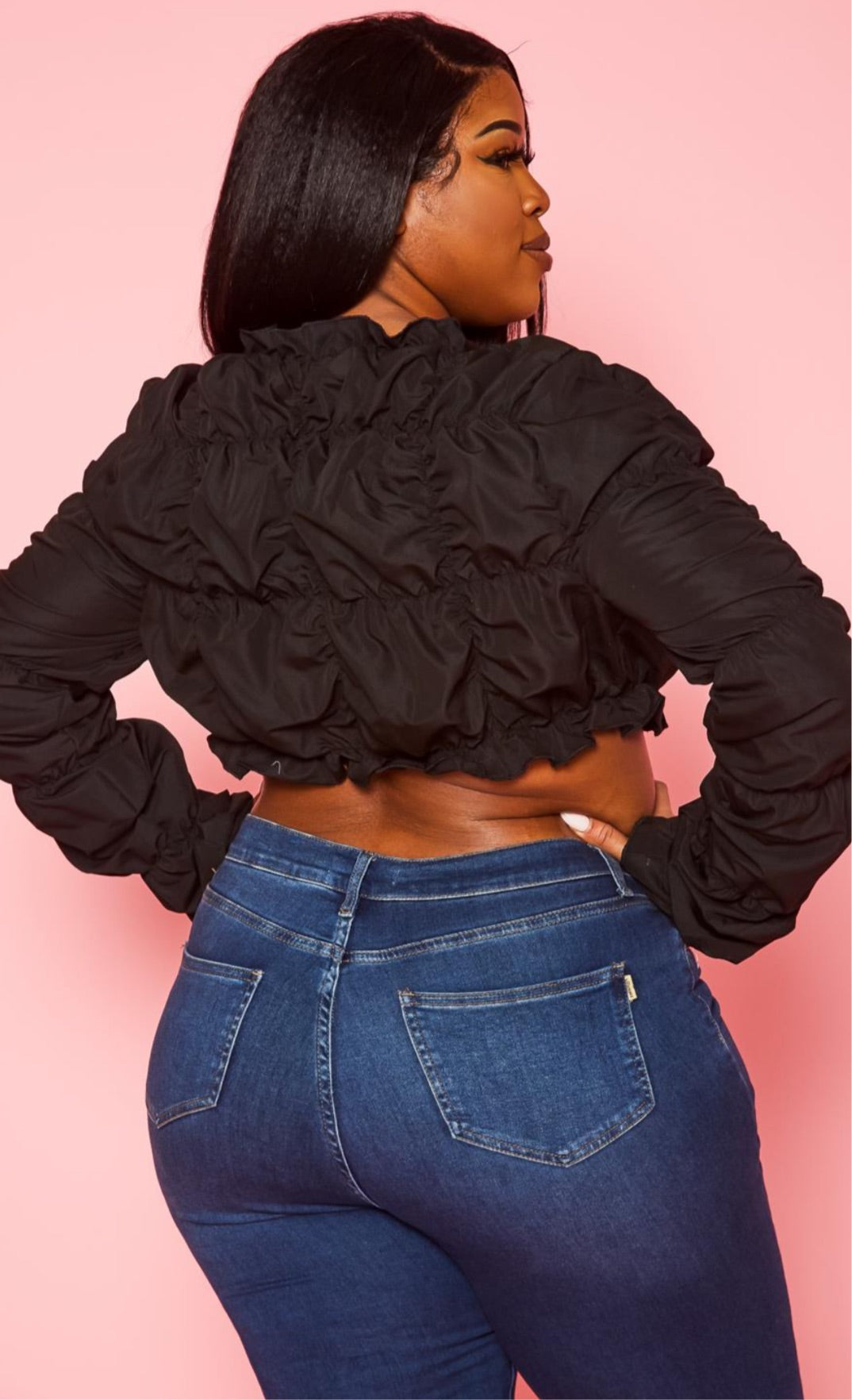 Katie Long Sleeve Crop Top