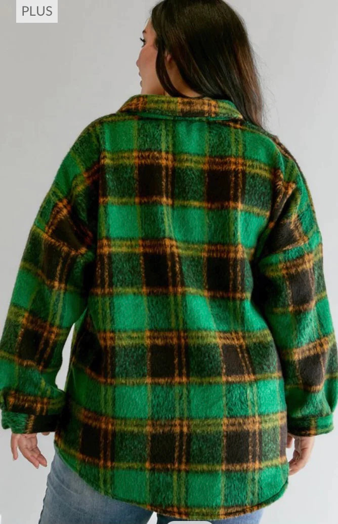 Green Envy Plaid (Suggest Going Down in Size)