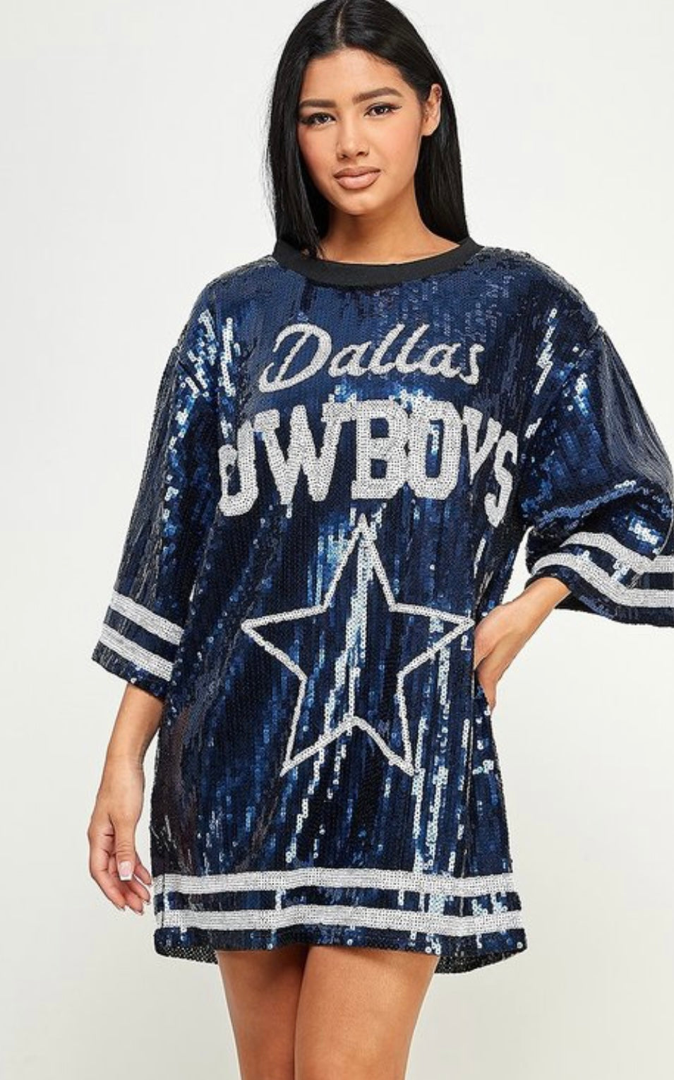 We Dem Boyz Dallas Sequins Jersey Dress/Top