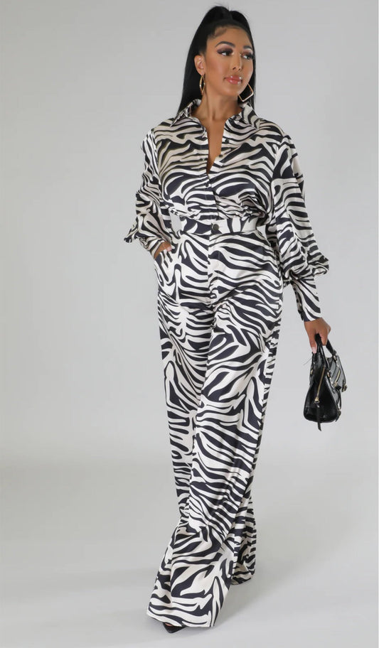 Wildly 2pc Animal Print Set