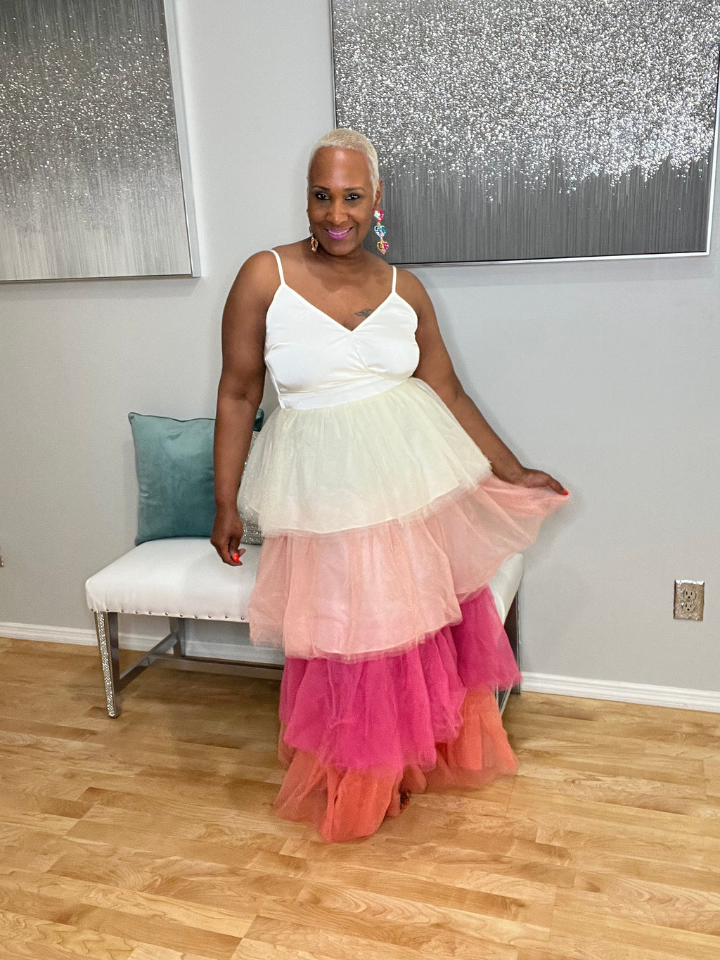The Perfect Blend Layered Tulle Dress