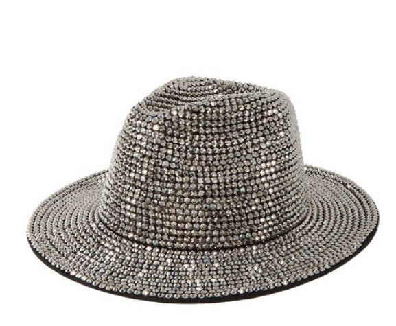 Luxury Bling Fedora w/Red Bottom