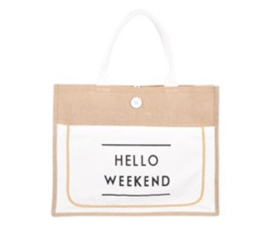 Hello Weekend Tote