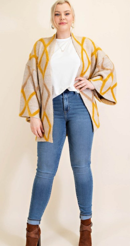 ZigZag Pattern Cardigan