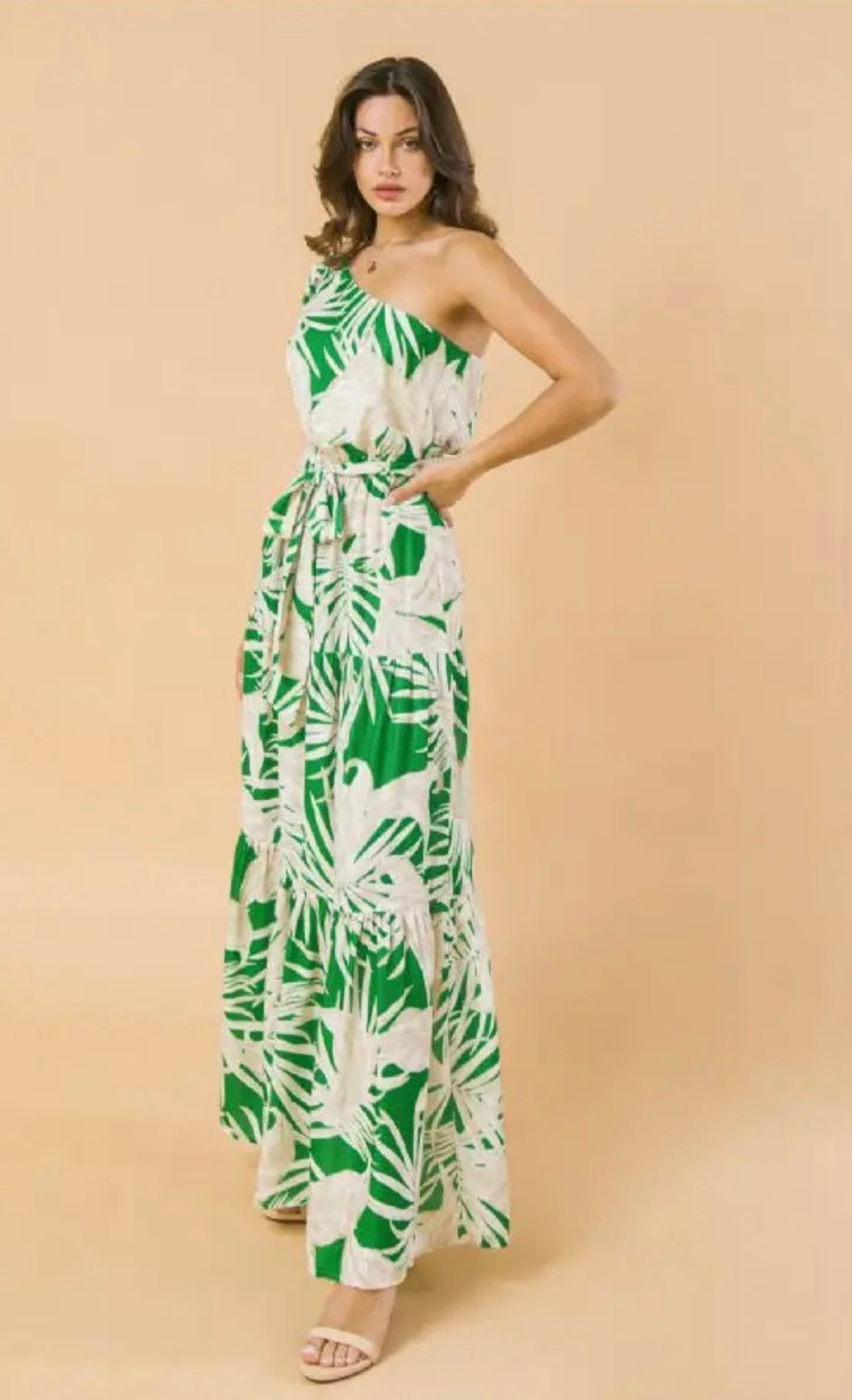 Lucky Girl One Shoulder Maxi