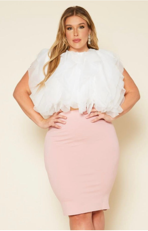 Giving You Everything Ruffle Top