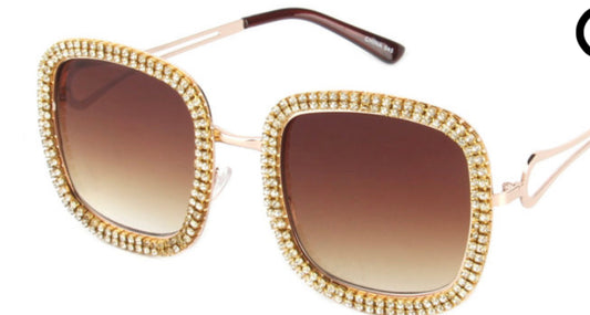 Bold Rhinestone Sunglasses