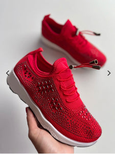 Red Bling Sneaker
