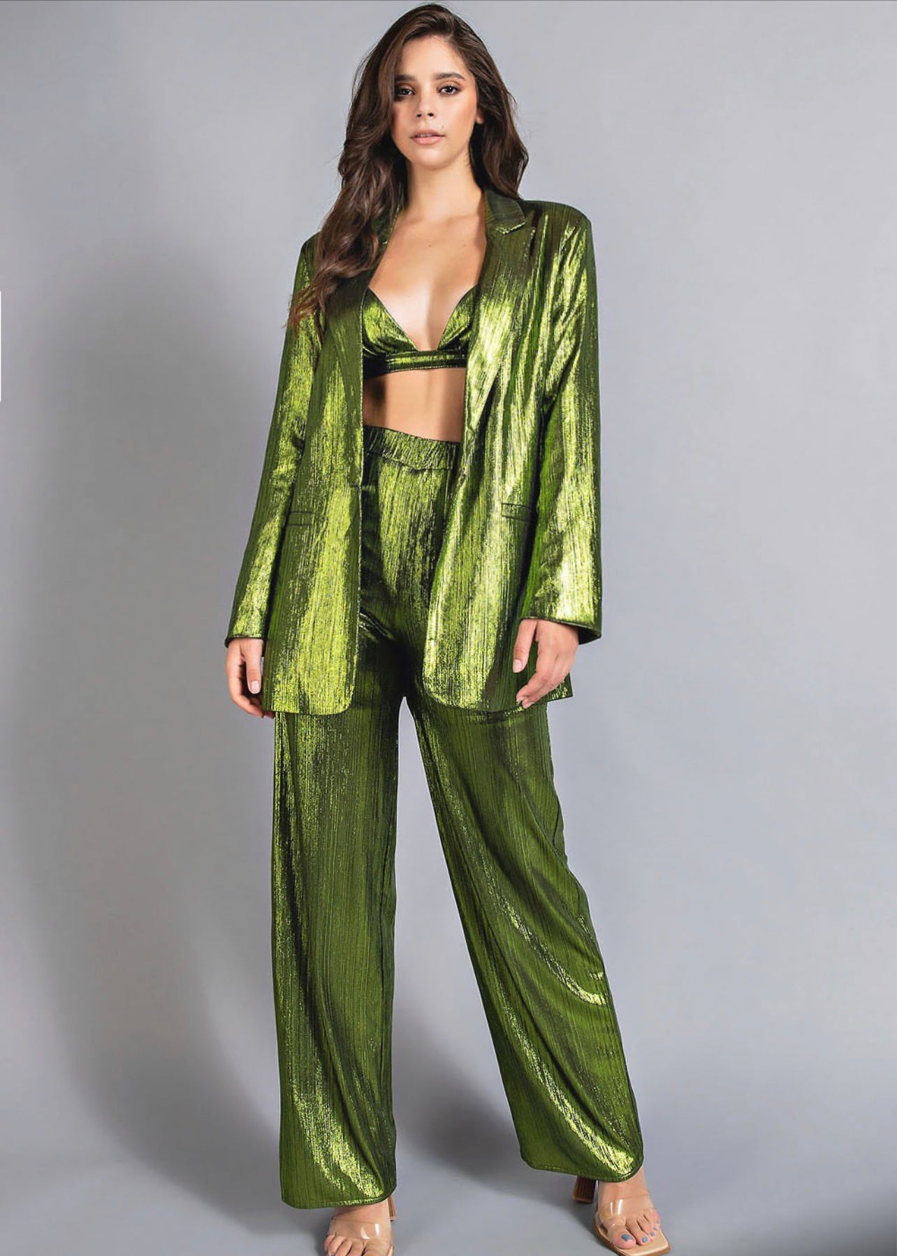 Material Girl Satin 3pc Suit