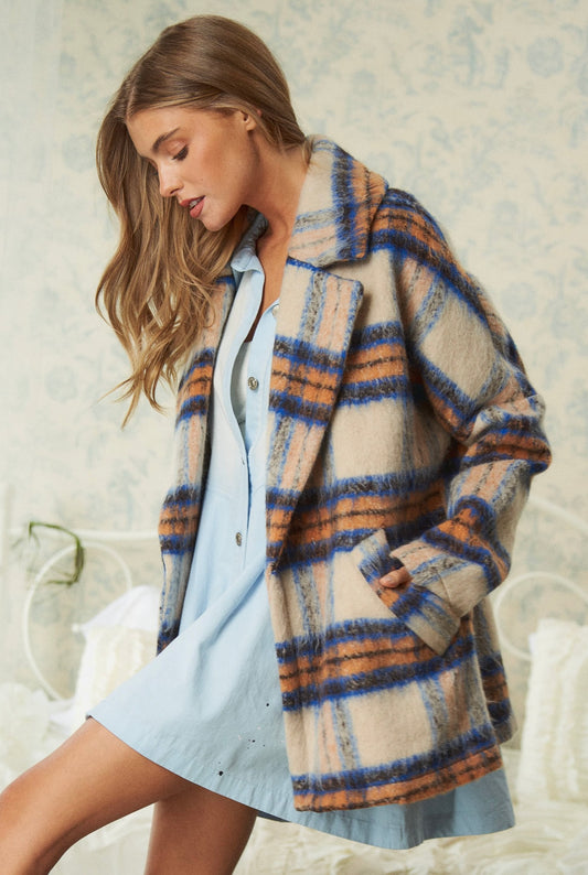 Blue Moon Plaid Jacket