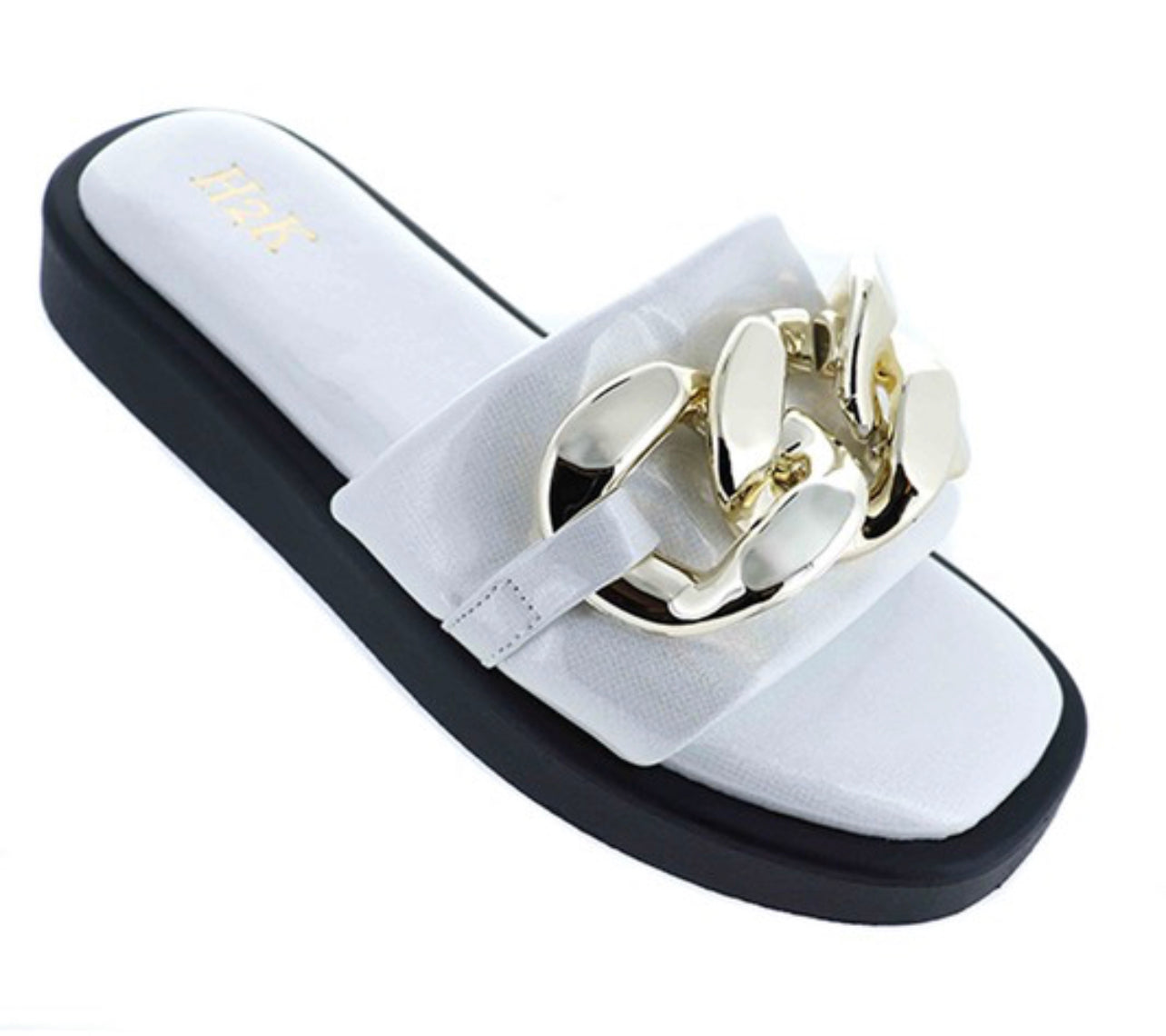 White_Chain Reaction Sandal